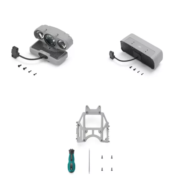 Zestaw Oświetlenie DJI AL2D + Głośnik DJI AS2D z uchwytem montażowym do dronów DJI Matrice 5TD