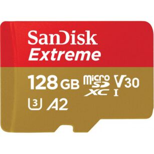 Karta pamięci Sandisk EXTREME micro SDXC 128 GB Class 10 U3 UHS - I