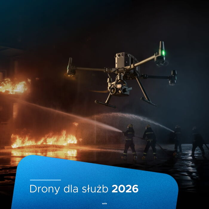Drony dla służb 2026 - zestawienie najpopularniejszych dronów profesjonalnych