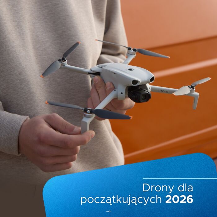 Drony dla początkujących 2026 - zestawienie popularnych modeli